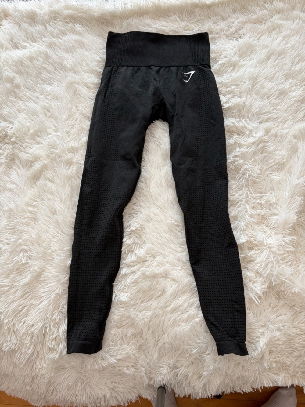 Gymshark Vital Seamless 2.0 Leggings Black Marl XS - Picture 2 of 7